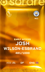 Josh Wilson-Esbrand - limited