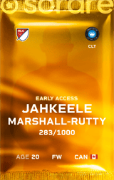 Jahkeele Marshall-Rutty - limited