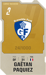 Gaëtan Paquiez - limited