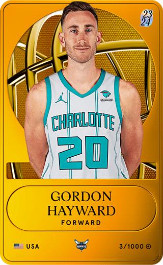 Gordon Hayward - limited