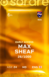 Max Sheaf - limited