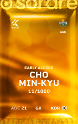 Cho Min-Kyu - limited