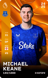 Michael Keane - limited