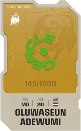 Oluwaseun Adewumi - limited