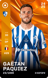 Gaëtan Paquiez - limited