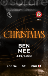 Ben Mee - limited
