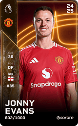 Jonny Evans  - limited