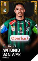 Antonio Van Wyk - limited
