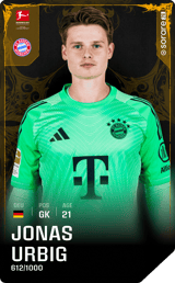 Jonas Urbig - limited