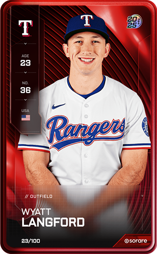 Wyatt Langford - rare