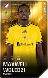 Maxwell Woledzi card