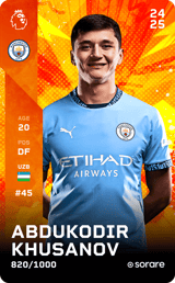 Abdukodir Khusanov - limited