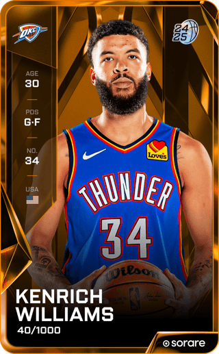 Kenrich Williams - limited