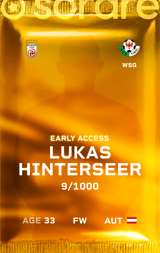 Lukas Hinterseer - limited