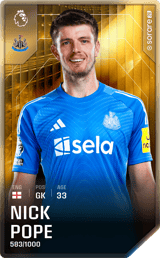 Nick Pope - limited