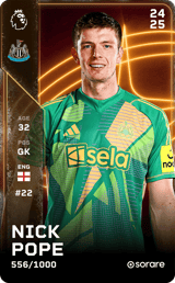 Nick Pope - limited