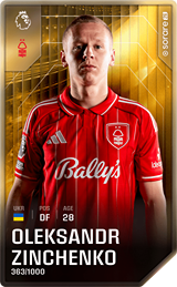 Oleksandr Zinchenko - limited