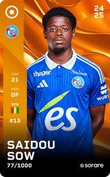 Saidou Sow - limited