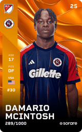 Damario McIntosh - limited