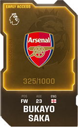 Bukayo Saka - limited