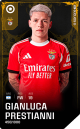 Gianluca Prestianni - limited