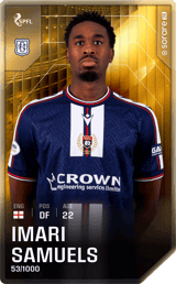 Imari-Narain Samuels - limited