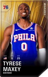 Tyrese Maxey - limited