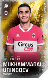 Muhammadali Oʻrinboyev - limited