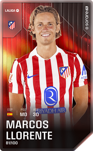 Marcos Llorente - rare