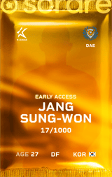 Jang Sung-Won - limited