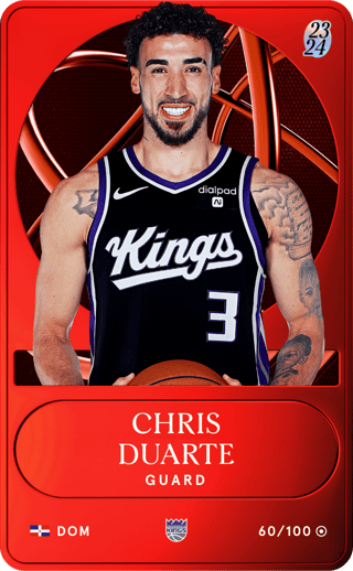 Chris Duarte - rare