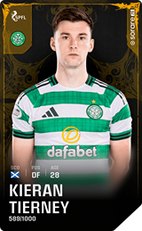Kieran Tierney - limited