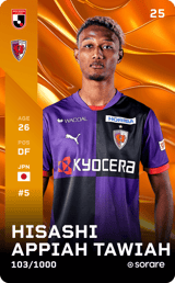 Hisashi Appiah Tawiah - limited