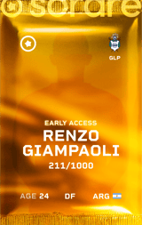 Renzo Giampaoli - limited