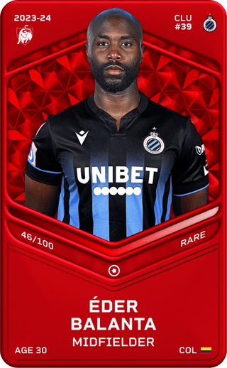 Éder Balanta - rare