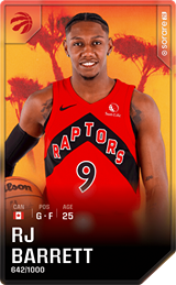 RJ Barrett - limited