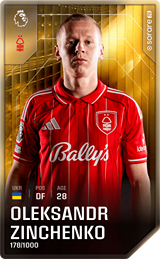 Oleksandr Zinchenko - limited