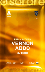 Vernon Addo - limited