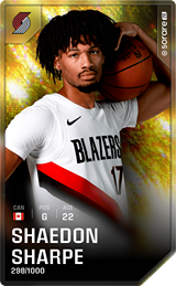 Shaedon Sharpe - limited