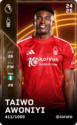Taiwo Awoniyi - limited
