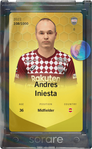 Andres Iniesta - limited