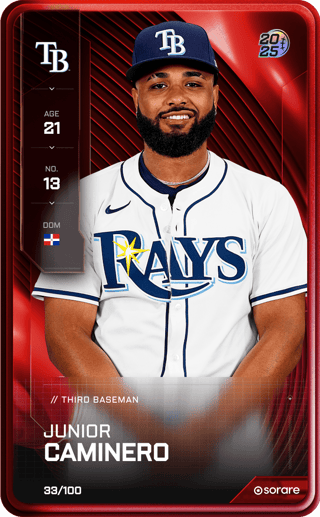 Junior Caminero - rare