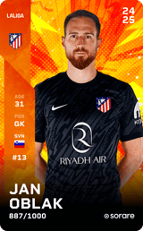 Jan Oblak - limited