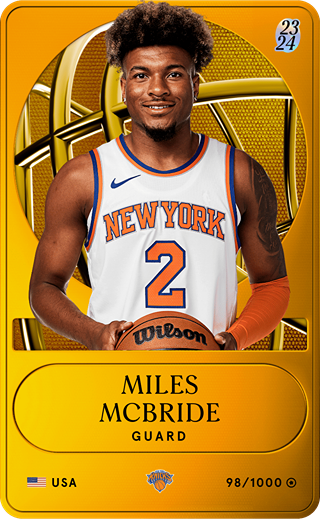 Miles McBride - limited