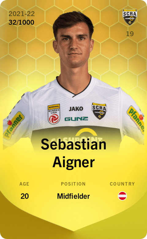 Sebastian Aigner Cards Collect and Trade Sorare