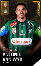 Antonio Van Wyk - limited
