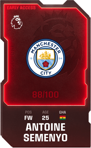 Antoine Semenyo - rare