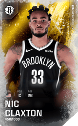 Nic Claxton - limited