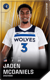 Jaden McDaniels - limited