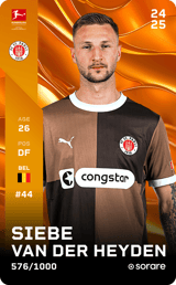 Siebe Van der Heyden - limited